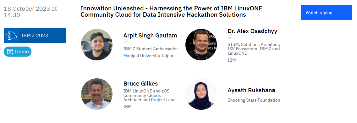 IBM Z Day 2023 — LinuxONE Innovation