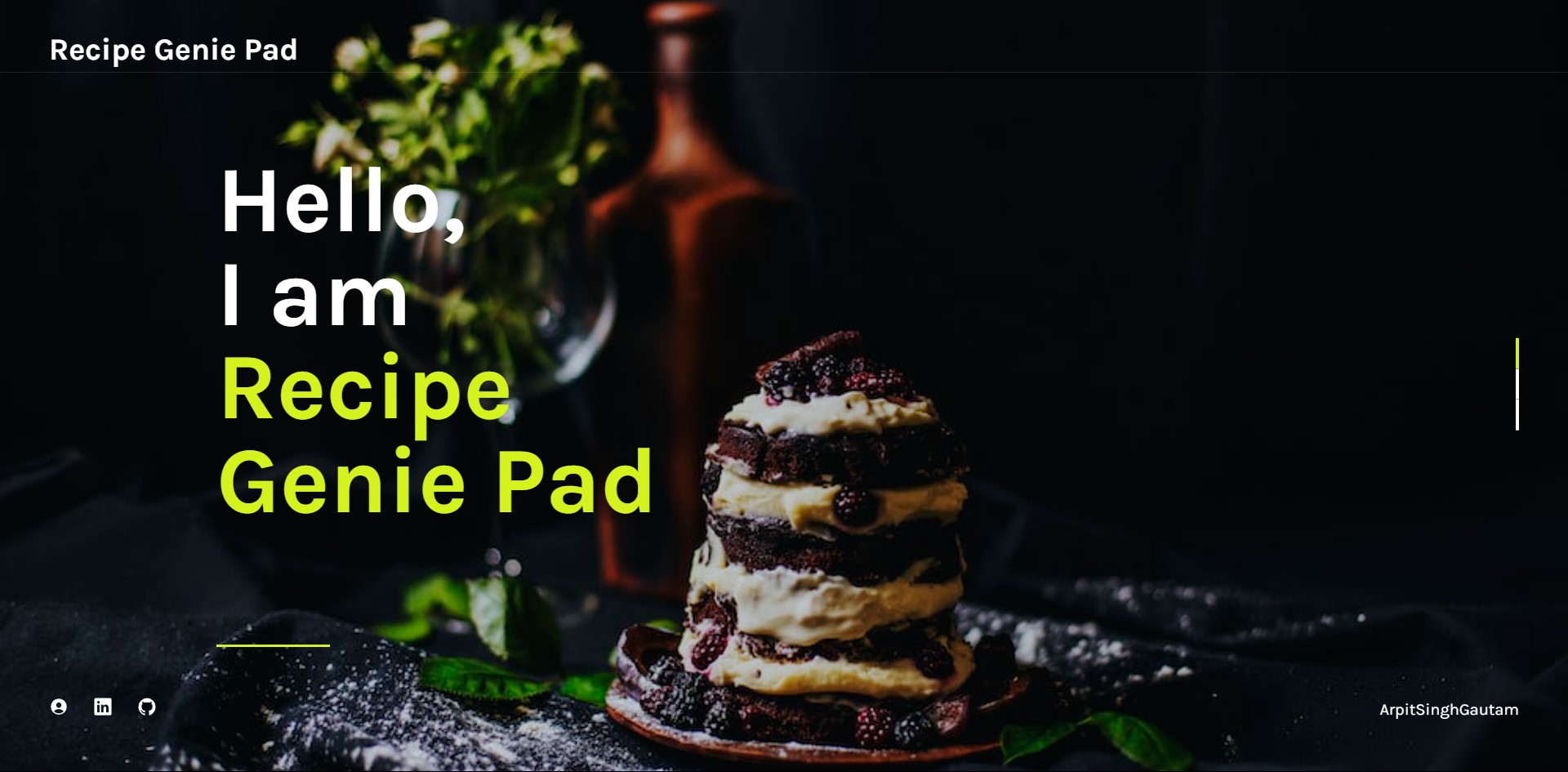 Recipe Genie Pad screenshot